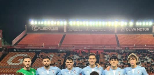 11 inicial del Celta Fortuna ante el Nástic